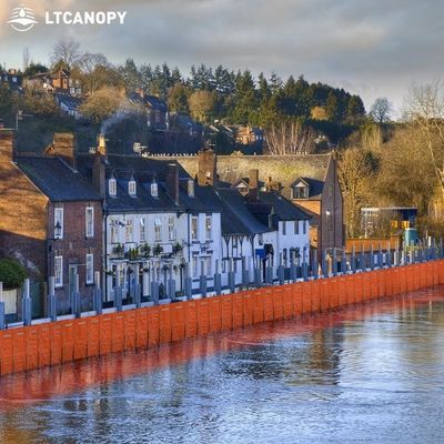 LTCANOPY Защита от наводнений Пластиковый барьер для борьбы с наводнениями Водные ворота