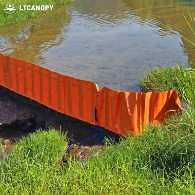 Многоразовый прочный противопаводковый барьер из ПВХ L-образной формы Litong