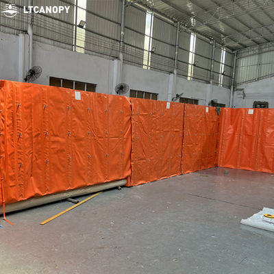 Новая модель противопаводкового барьера Litong, высота 1,8 м, индивидуальное изготовление, съемный противопаводковый барьер