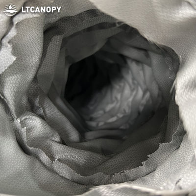Новый продукт Litong из стекловолокна, огнестойкий брезент, вентиляционный канал для шахт, портативный гибкий вентиляционный шланг