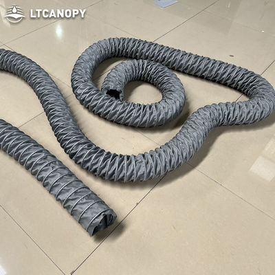 Новый продукт Litong из стекловолокна, огнестойкий брезент, вентиляционный канал для шахт, портативный гибкий вентиляционный шланг